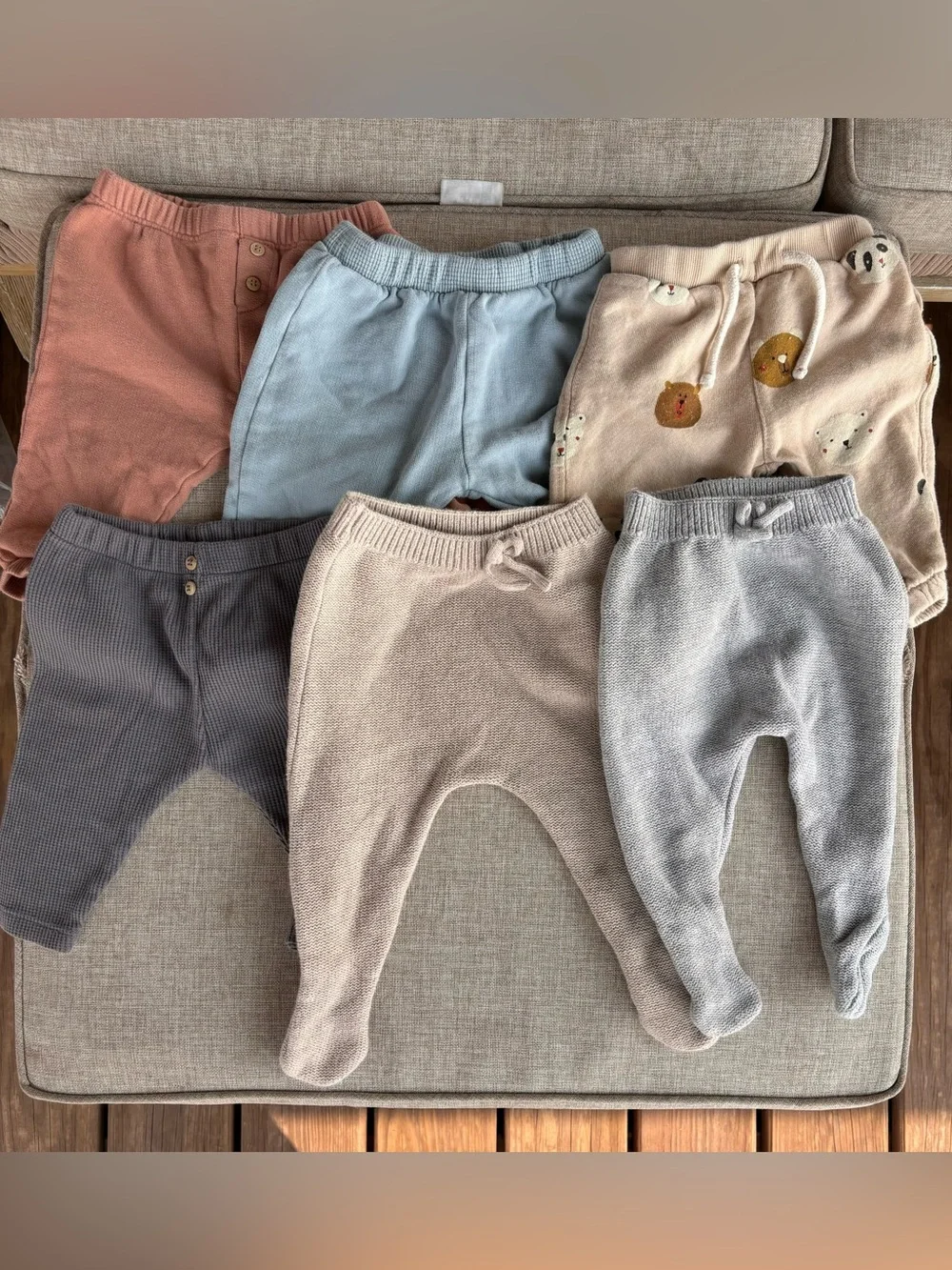 Zara 1-3 months pants lot (6 pieces)